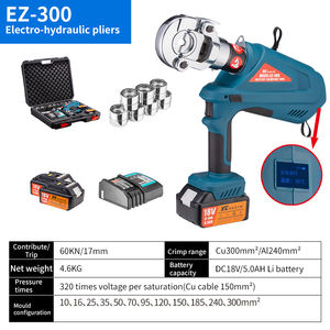EZ-300/40 Outil de coupe hydraulique de câble 2 en 1 et outil de sertissage Outil de presse de batterie Coupe-câble d'alimentation de batterie 300mm et pince à sertir - Product Image 2