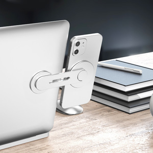 Nouveau support pour ordinateur portable en aluminium et PC à double aimant, supports de table pliables ergonomiques, support pour ordinateur portable, support pour téléphone - Product Image 3