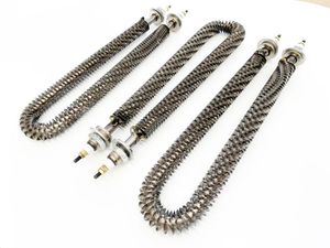 Tube chauffant à ailettes en U antirouille 220V 2.1kW pour environnement humide, chauffage double extrémité - Product Image 4