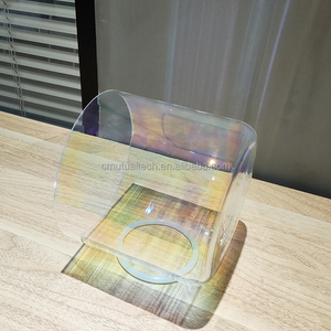 ชามคริสตัลควอตซ์ใสสีชมพูคอสมิกสำหรับทำดนตรีบำบัด - Product Image 3