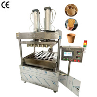 Machine à biscuits électriques commerciale, machine à tasses à thé, machine à tasses à café comestibles