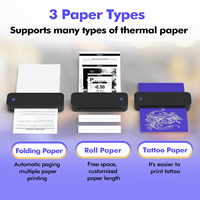 Impresora Térmica Luck Jingle D80 A4, Mini Impresora Portátil sin Tinta, Inalámbrica, BT, USB, para IOS, Android, Windows, MacOS, Directo de Fábrica