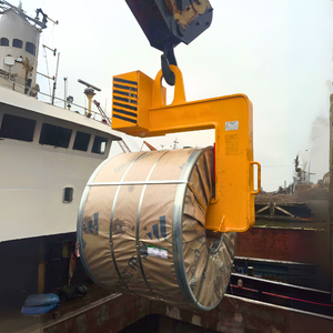 C हुक क्लैंप कोइल टोंग लिफ्टर क्षैतिज इलेक्ट्रिक स्टील कॉइल लिफ्टर कॉइल लिफ्टिंग के लिए हैंडलिंग उपकरण - Product Image 1