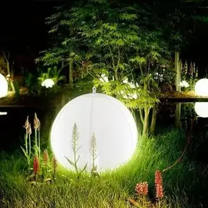 Lampu Taman & pernikahan bola lampu untuk luar ruangan rumput lampu LED lampu taman tenaga surya dekorasi taman pengisian surya lampu mengambang plastik