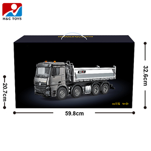 <span class=keywords><strong>Camion</strong></span> Ribaltabile <span class=keywords><strong>Telecomandato</strong></span> in Lega a 13 Canali, Scala 1:14, con Luci e Suoni per Uso Interno ed Esterno - Product Image 4