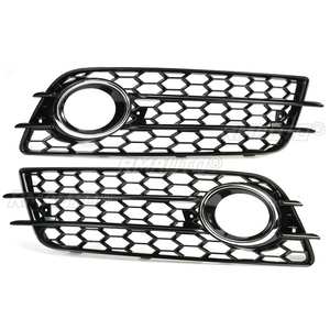 ตะแกรงครอบไฟตัดหมอกหน้ารถยนต์แบบรังผึ้ง สำหรับ Audi A4 B8 S-Lines S4 Bumper ปี 2008-2012 รุ่น 8K0807681C 8K0807682C - Product Image 3