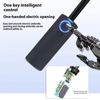 Parapluie intelligent électrique créatif personnalisé ouverture entièrement automatique fermeture intelligente automatique avec chargeur USB