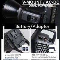 Lumière vidéo RGB TOLIFO SK-200DRGB 200W LED COB pour studio photo, éclairage pour tournage de films en extérieur, vlog, vidéo avec application DMX512