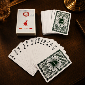 Carte da Gioco Personalizzabili OEM ODM per Famiglie, 54 Carte Premium in Carta Patinata con Finitura Lino, Eco-Friendly, Design Scatola Personalizzato 5787mm - Product Image 4