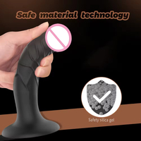 Vente en gros : Nouveau modèle réaliste de grand godemichet en silicone – Jouets sexuels pour couples lesbiens et masturbation