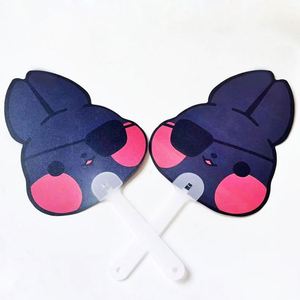 พัดพลาสติกใสแบบใหม่ พัดมือถือขนาดเล็กน่ารัก พัดสองด้าน พัดพลาสติกขนาดเล็กแบบพกพาสำหรับแฟนคลับเคป๊อป - Product Image 2