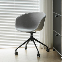 Chaise de conférence moderne de haute qualité, couleur gris, pour bureau