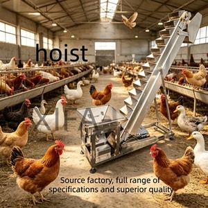 Modular Poultry Farm Assembly Line <strong>Mini</strong> Bucket Elevator for Small Scale Backyard Chicken Farm Feed <strong>Hopper</strong> - Product Image 4