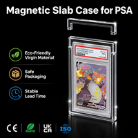 Vitrine en acrylique pour slab PSA avec support pliable et protection UV pour la protection des objets classés