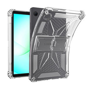 Funda transparente para <span class=keywords><strong>Samsung</strong></span> Galaxy Tab A11 8,7 "con soporte para bolígrafo Soporte Kickstand Cubiertas protectoras a prueba de golpes de TPU suave ligero - Product Image 2