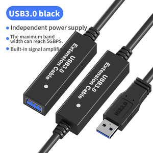 Cáp Nối Dài <span class=keywords><strong>USB</strong></span> 3.0 5Gbps Màu Đen Tùy Chỉnh Loại C Sang Nữ Đồng Bộ Dữ Liệu Cáp USB3.0 Tốc Độ Nhanh Cho Máy Vi Tính Máy In Máy Ảnh - Product Image 2