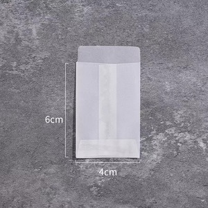 Tùy chỉnh cửa sổ phong bì rõ ràng trong suốt túi nhỏ treo tag Vòng trang sức ảnh phong bì túi <span class=keywords><strong>Mini</strong></span> Thẻ mờ giấy - Product Image 3