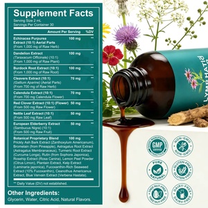 Gouttes Biologiques Marque Blanche <span class=keywords><strong>pour</strong></span> Ganglions Lymphatiques Enflés, Détoxification Hépatique, Renforcement Immunitaire, Sans Sucre, Sans Alcool, OEM - Product Image 3