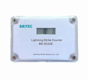 Contatore di scariche atmosferiche BR-SC02E 3P SPD, protezione contro le sovratensioni, contatore elettronico di scariche atmosferiche - Product Image 3