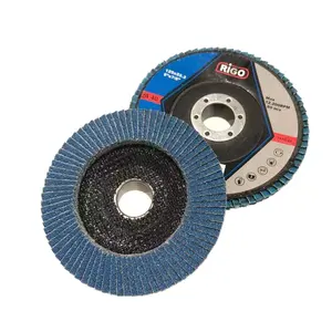 100MM T27 T29 40-120# Zirconia Flap Disc for Metal & Stainless Steel Grinding with Fiber Backing OEM Customizable