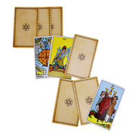 Jeu de cartes de tarot personnalisées de haute qualité, cartes de tarot sacrées