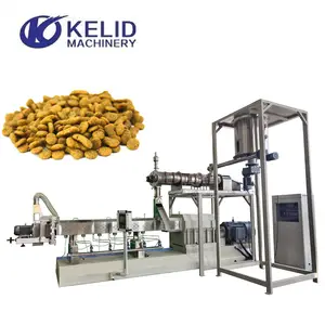 Complete Nutrition Adult Dry Dog Food Machine Roasted Chicken Flavor Dog Kibble Food Production Machinery