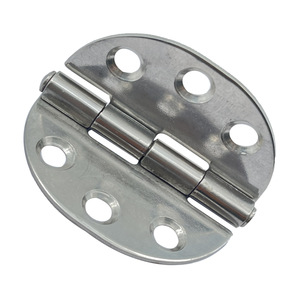 Charnière en acier inoxydable 68x64x2mm, matériel marin rond pour la réparation et le remplacement de bateaux - Product Image 4