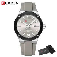 Montre-bracelet de luxe pour homme Curren 8465, montre à quartz originale vintage avec calendrier, pour homme, avec boîte