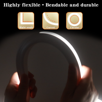Tira de Luces LED de 20x20mm, Tira de Luces de Neón RGBW/RGB, 24v, Color y Brillo Ajustables, IP67, Impermeable, para Interiores/Exteriores