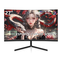Monitor de computadora 27 32 pulgadas Curved Borderless Professional 4K Gaming Monitores Lcd para escritorio