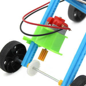Kit de coche educativo STEM para niños, juguete de experimentos de ciencia y física, 7-9 años, plástico, bricolaje, forma geométrica, control manual - Product Image 4
