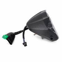 Tampilan Dasbor Digital Sepeda Motor LED LCD Speedometer Meter untuk Bajaj Boxer Panel Instrumen Dasbor Sepeda Motor Universal