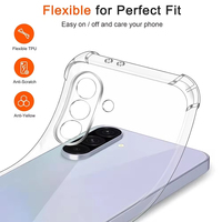 Coque Souple Antichoc en TPU pour Samsung Galaxy A56 A36 A26 A37 A06 5G A32 A34 A17 S26 – Coque Arrière Transparente Ultra Fine de Luxe