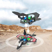 2024 nouveau avion rc en mousse 2.4g une clé décollage et atterrissage en vol stationnaire flash avion microlight à vendre avec lumière led