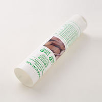 Tube cosmétique 100 % recyclable et écologique en canne à sucre Bio-PE, emballage durable en PE vert à base de matières organiques avec bouchon à clapet