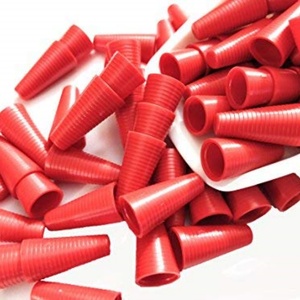 ฝาขวดยาวสีแดงสำหรับเปลี่ยนฝาขวดสำหรับขวดจ่ายยาแซนเดฟวายอร์ก 100 ชิ้น รุ่น ROC-สีแดง - Product Image 3