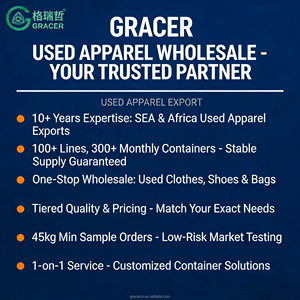 广州格蕾斯男女通用运动服套装二手品牌现货欧洲进口棉/尼龙夏季二手衣服成包 - Product Image 5