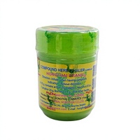 Inhalateur Nasal aux Herbes Composées Thaïlandaises, Menthol Naturel et Borneol, Rafraîchissant, Soulagement des Vertiges, Stick Nasal Herbal Frais