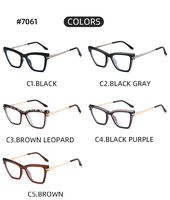 Lunettes optiques anti-lumière bleue de haute qualité, monture complète tendance œil de chat, pour femmes, avec logo personnalisé