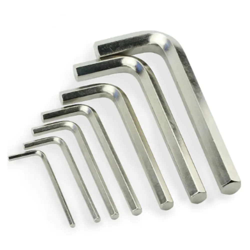 Stainless Steel Plain Portable Hardware Hand Tool Hexagon Key Wrench