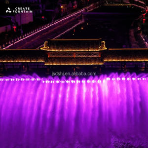 Большой проект, скульптура, водяной занавес и фонтаны с графическим водопадом для проведения мероприятий - Product Image 1