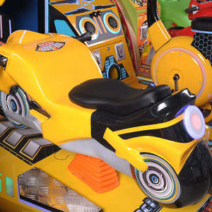 เครื่องเกมมอเตอร์ไซค์อาร์เคดแบบไดนามิก จำลองการแข่งรถ ใช้เหรียญหยอด เกมมอเตอร์ไซค์เชิงพาณิชย์ เครื่องเล่นเกมอาร์เคดเพื่อความบันเทิง - Product Image 6