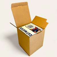 Boîtes d'expédition en carton ondulé épais de grande taille avec logo personnalisé imprimé pour 16/24 canettes de bière ou de boisson, expédition sécurisée sur longue distance