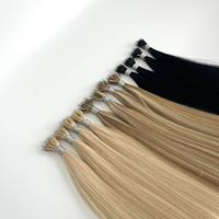 Extensions capillaires Nano Tip en cheveux vierges Remy européens doublement étirés, pour la vente en gros, micro-liens, pour stylistes professionnels, toutes teintes