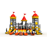 Équipements de terrain de jeux pour enfants, maison de jeu extérieure pour enfants à usage commercial