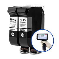 INK-TANK 51645A 45 45si 45ai 45a Cartucho de Tinta Negra Remanufacturado Compatible con HP45 para Impresora HP Deskjet 710c 830c