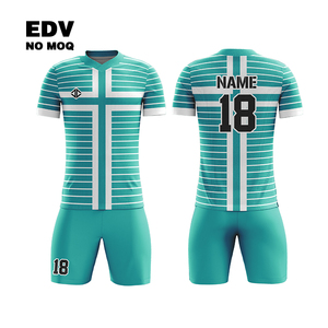 Wholesale OEM Moisture Wicking Football Jersey Heat Dissipation Soft Breathable For Intensive Training Wear 100% Polyester - Product Image 1