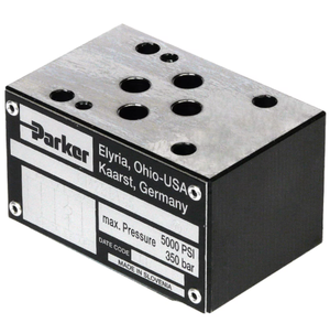 วาล์วควบคุมการไหลแบบสองทาง Parker SFM3DDKN รุ่น Sandwich Plate พร้อมวาล์วตรวจสอบการไหลแบบสองทาง ของแท้จากโรงงาน - Product Image 6