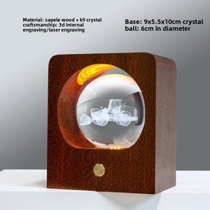 Lámpara Nocturna con Logotipo Personalizado, Grabado en Cristal 3D con Tema del <span class=keywords><strong>Horizonte</strong></span> de Singapur, para Regalos Corporativos, Aniversarios y Conmemoraciones - Product Image 6
