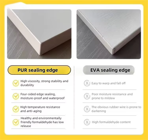 <span class=keywords><strong>Armoire</strong></span> <span class=keywords><strong>de</strong></span> luxe moderne en bois gris avec portes vitrées, niche d'affichage LED, pré-percée, RTA, gain <span class=keywords><strong>de</strong></span> place, écologique - Product Image 5